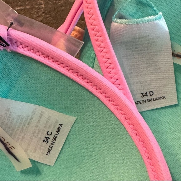 NWOT Shade & Shore Push-up Bikini Top - Picture 6 of 9